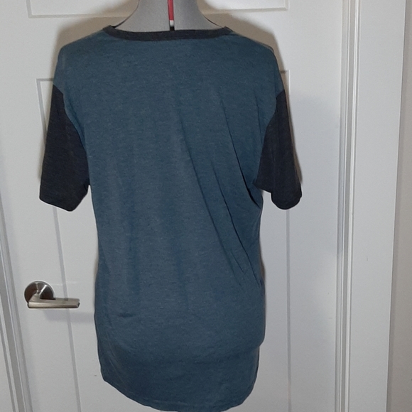 TENTREE MENS Shirt Dark and Navy Blue - Picture 3 of 4